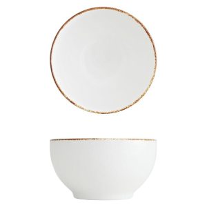 D&V Salt Oggetti Rice Bowl 5.5", Set of 4, White