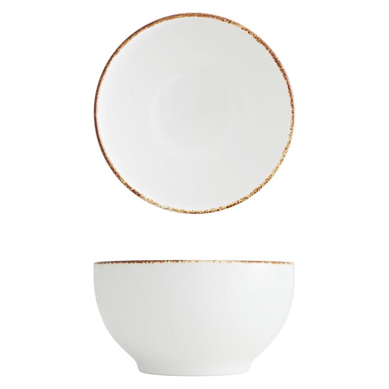 D&V Salt Oggetti Rice Bowl 5.5", Set of 4, White