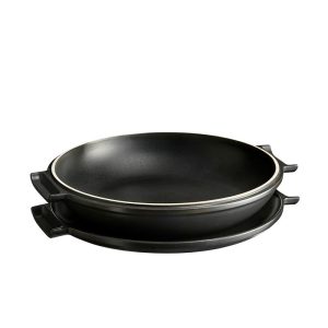 Emile Henry Delight 2.3 Quart Tart Tatin Set, Slate