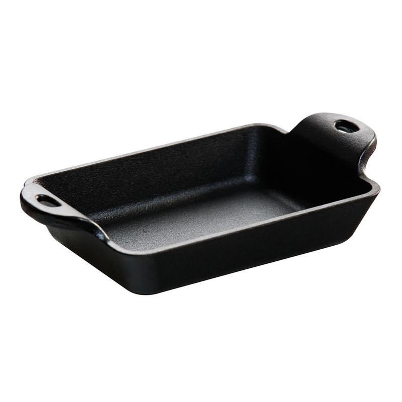 Lodge Cast Iron Rectangle Mini Server, 10 ounce