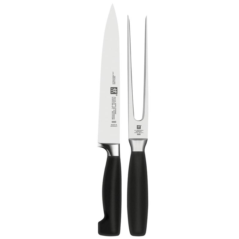 Zwilling J.A. Henckels Four Star 2-Pc Carving Knife & Fork Set