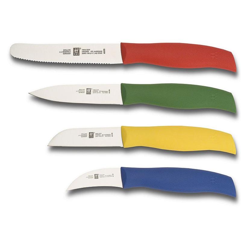 Zwilling J.A. Henckels Twin Grip 4 Piece Paring Knife Set Kitchen