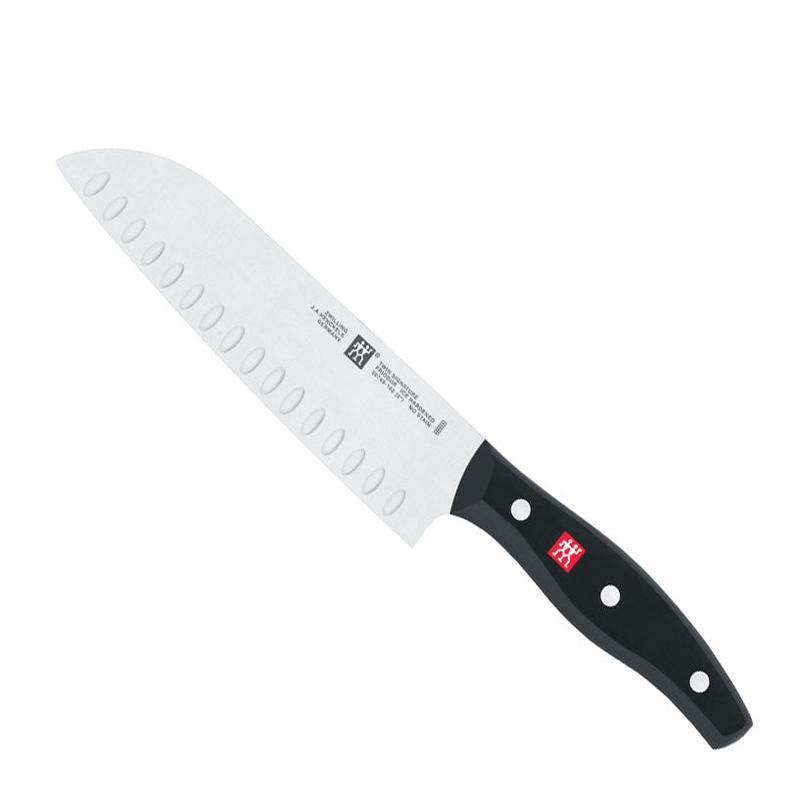 Zwilling J.A. Henckels Twin Signature 7" Hollow Edge Santoku Knife