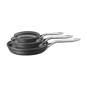 Zwilling Motion Hard Anodized 3-pc Aluminum Nonstick Fry Pan Set