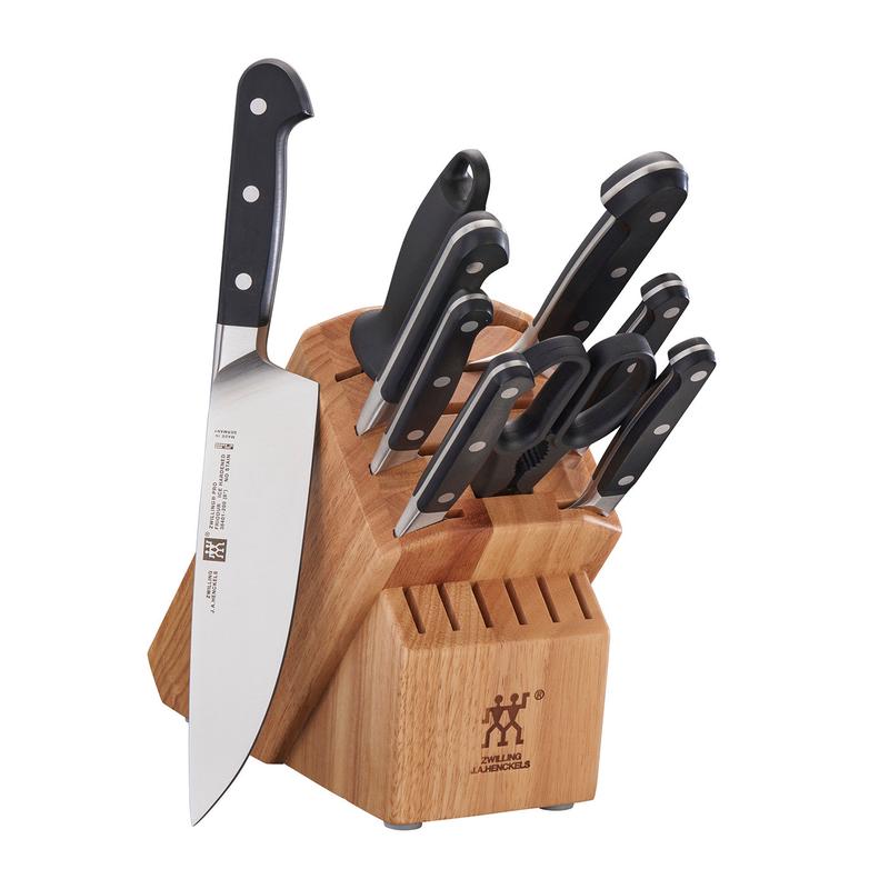 Zwilling Pro 10-pc Knife Block Set, Natural