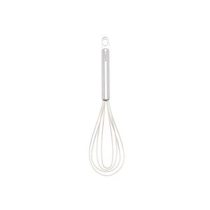 Cuisipro 10-Inch Silicone Flat Whisk, Stainless Steel Handle, Frosted