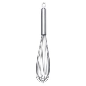 Cuisipro Solid Handle 10 Inch Egg Whisk, Stainless Steel