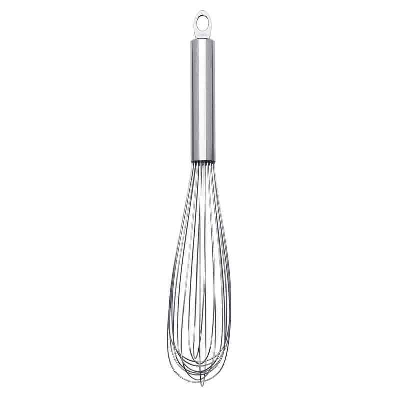 Cuisipro Solid Handle 10 Inch Egg Whisk, Stainless Steel