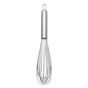 Cuisipro Solid Handle 8 Inch Egg Whisk, Stainless Steel