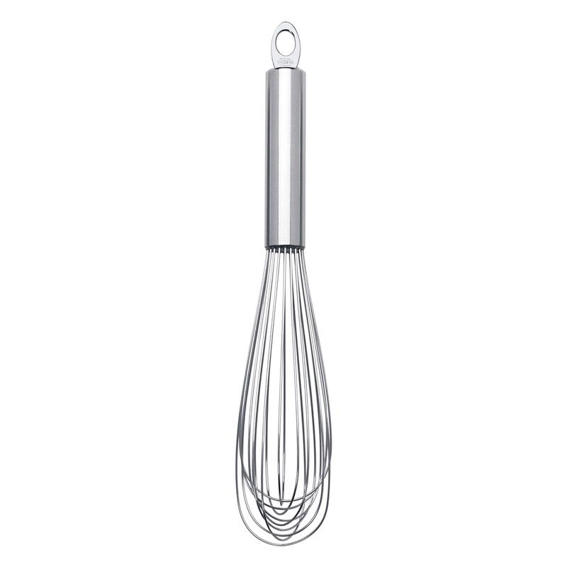 Cuisipro Solid Handle 8 Inch Egg Whisk, Stainless Steel