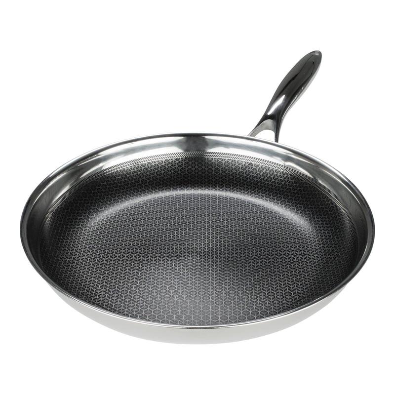 Frieling Black Cube 11 Inch Stainless/Nonstick Hybrid Fry Pan