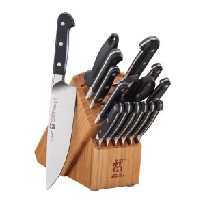 Zwilling Pro 16-pc Knife Block Set, Bamboo