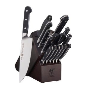 Zwilling Pro 16-pc Knife Block Set, Walnut