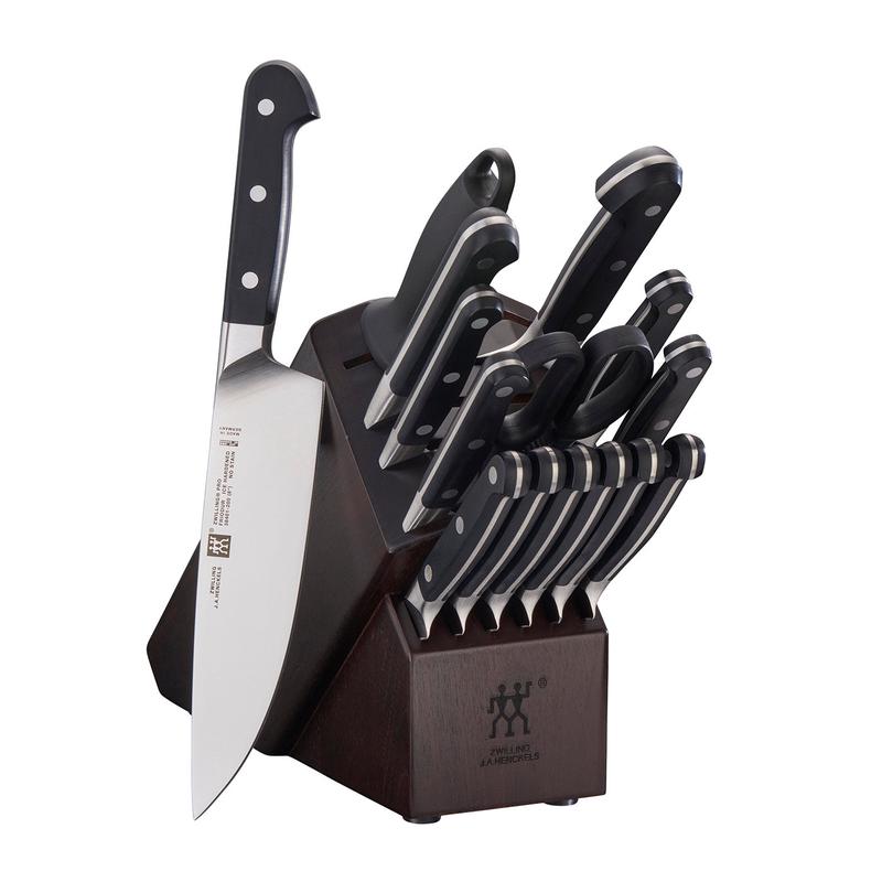 Zwilling Pro 16-pc Knife Block Set, Walnut