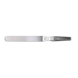 Global 4 inch Angled Palette Knife, Cranked Spatula, Stainless Steel