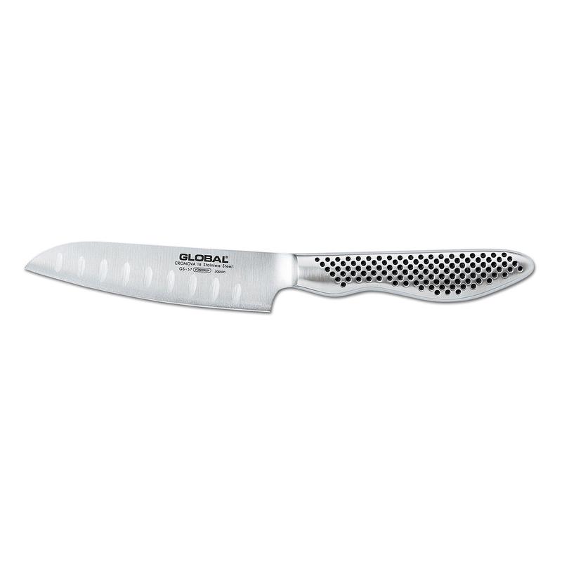 Global 4 Inch Hollow Ground Santoku Knife