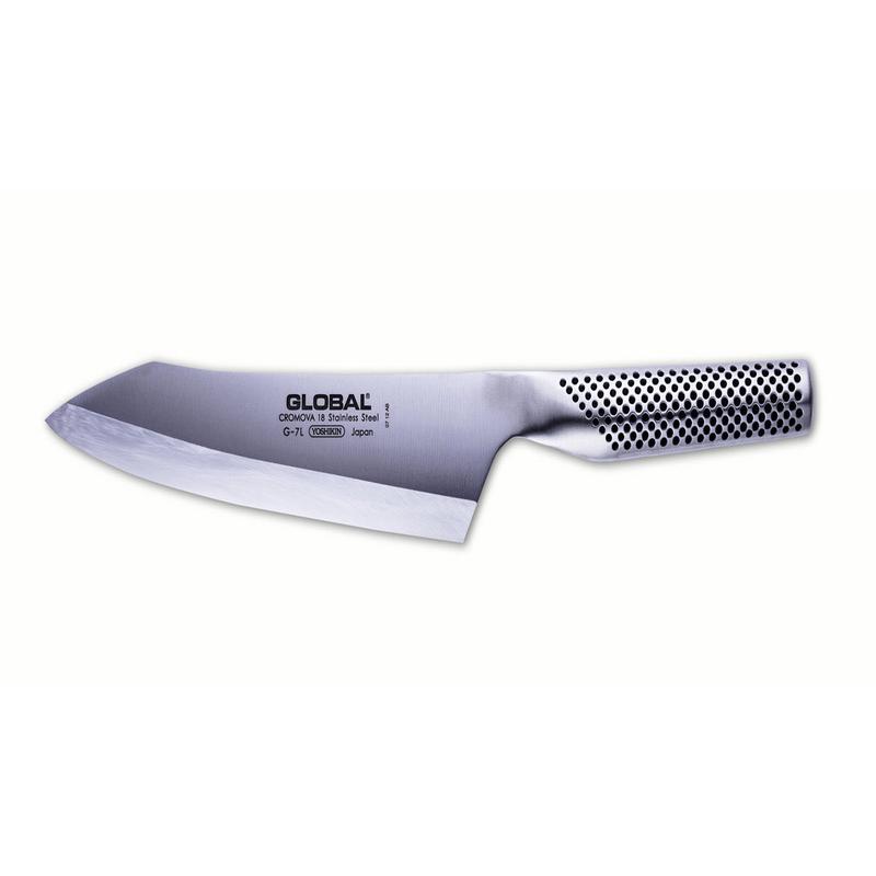 Global 7 Inch Deba Knife, Left Handed