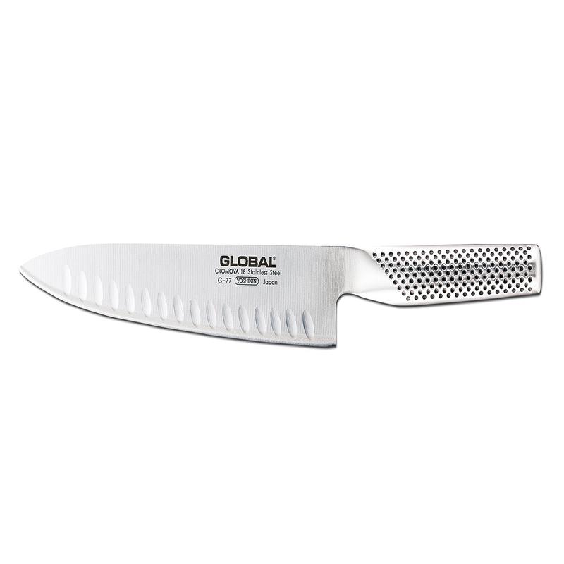 Global 8-Inch Hollow Ground Chef's Knife