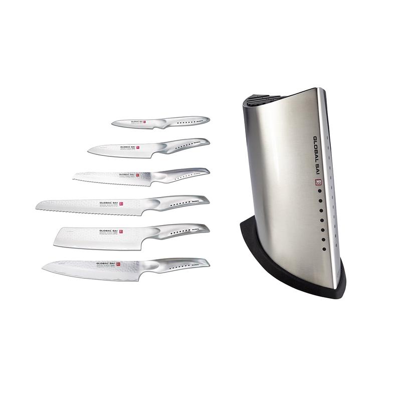 Global SAI 7 Piece Knife Block Set