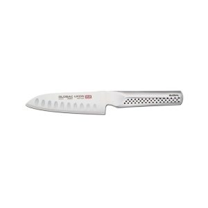Global UKON 5" Santoku Knife, Hollow Ground
