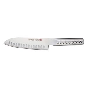Global UKON 7 Inch Hollow Ground Santoku Knife