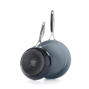 GreenPan Valencia Pro 8" & 10" Nonstick Open Frypan Set