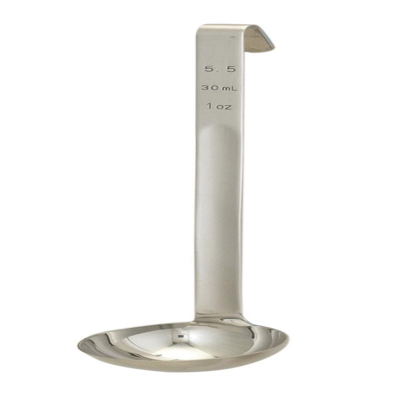 HIC 18/8 Stainless Steel Single-Piece Kitchen and Sauce Ladle, 1 ounce