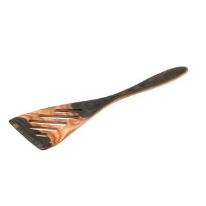 Island Bamboo 8-Inch Pakkawood Mini Slotted Spatula