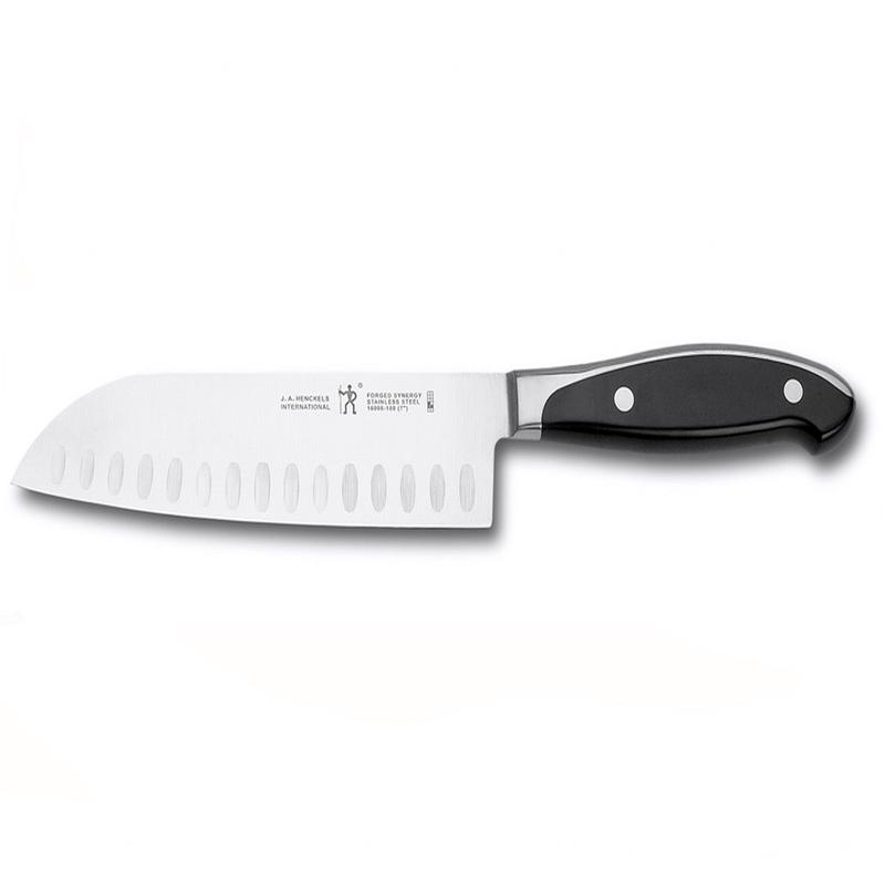 J.A. Henckels International Forged Synergy 7 Inch Santoku Knife