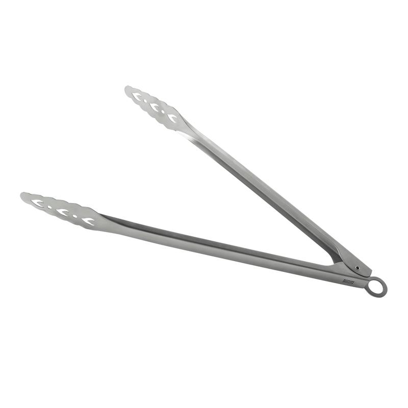 Kuhn Rikon Locking BBQ Tongs, 17.5-Inch, Stainless Steel