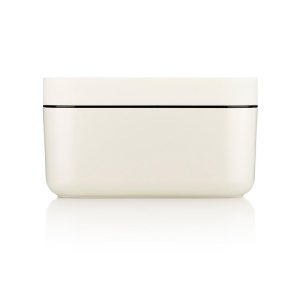 Lekue Ice Box Silicone Ice Cube Tray and Storage Box, White