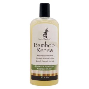 Island Bamboo Renew Natural Bamboo Protector for Cutting Boards, 12 Ounce