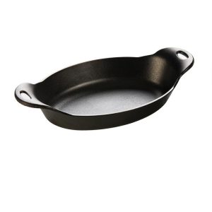 Lodge 36 ounce Cast Iron Oval Serving Dish, 36 ounce