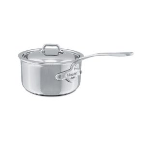 Mauviel M'Cook 0.8 qt. Stainless Steel Saucepan & Lid