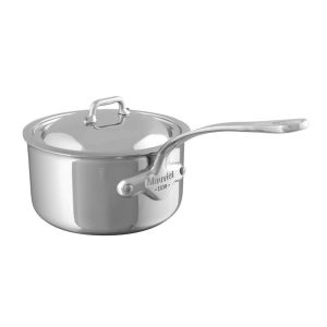 Mauviel M'Cook 1.2 qt Stainless Steel Saucepan & Lid