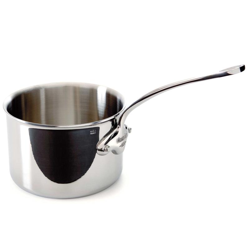 Mauviel M'Cook 2.6 qt Stainless Steel Saucepan