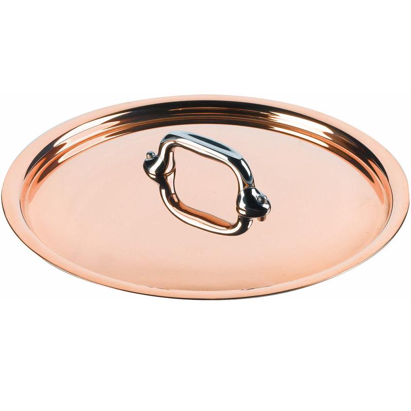 Mauviel M150S 24 cm. / 9.5 Inch Lid, Cast Stainless Steel Handle