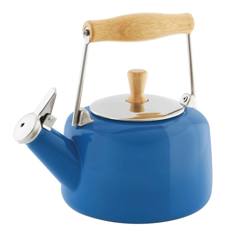 Chantal 1.4-Quart Enamel-on-Steel Sven Teakettle