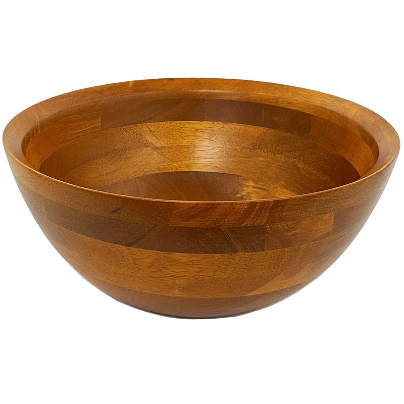 Conical Rubberwood Salad Bowl  Large
