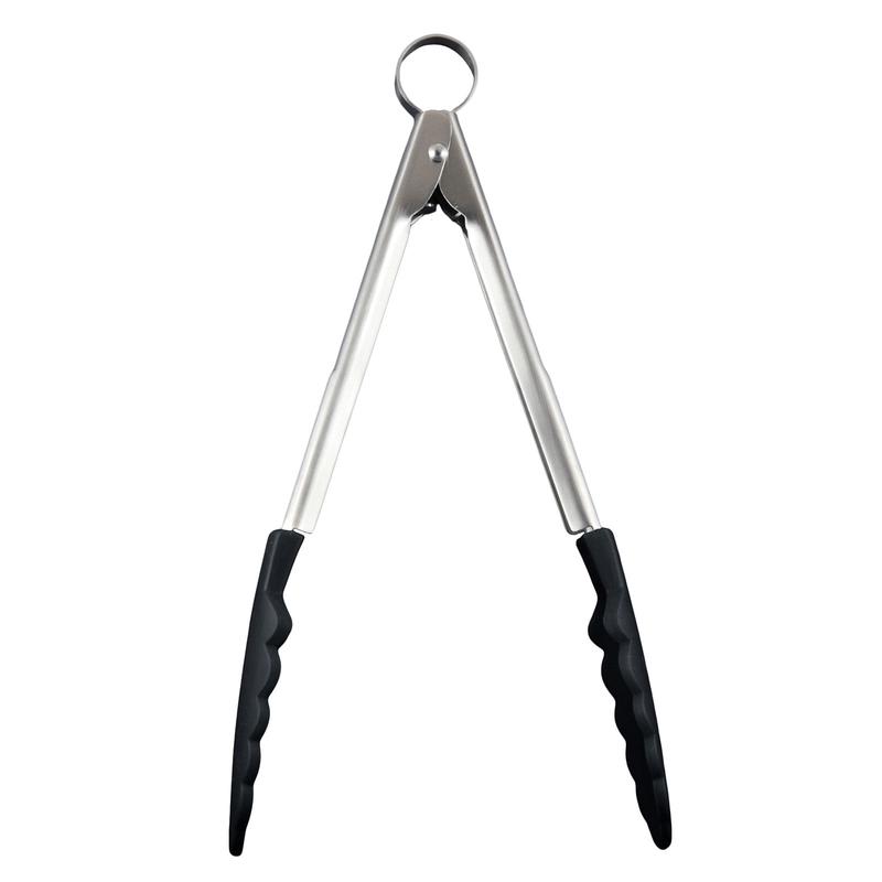 Cuisipro 9.5 Inch Silicone Locking Tongs
