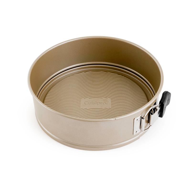 Cuisipro Nonstick Springform Pan with Wave Pattern, Champagne