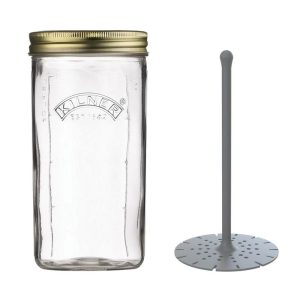 Kilner Pickle Jar with Lifter, 34 ounce