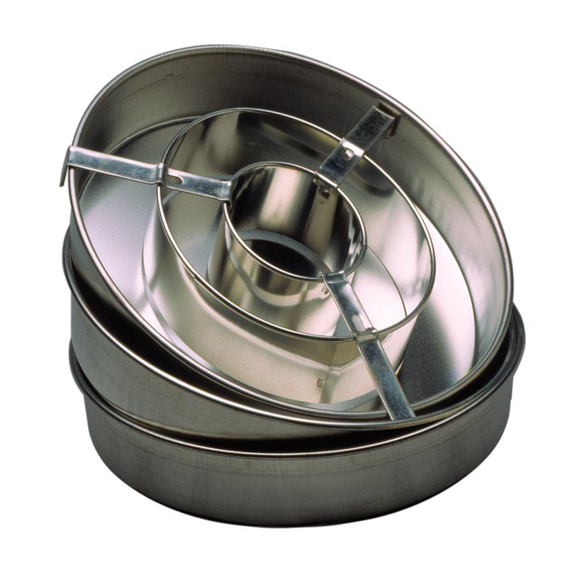 Norpro Checkerboard Cake Pan Set, 4-Piece Baking Kit with 3 Nonstick Pans and Batter Divider