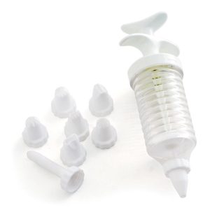Norpro Cupcake Injector/Decorating Icing Set, 9-Piece, Stainless Steel Tips