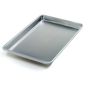 Norpro Jelly Roll Pan, 18 x 13 Inch Commercial Grade Aluminum Baking Sheet