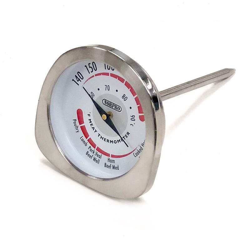Norpro Meat Thermometer, Stainless Steel, 2 Inch Dial