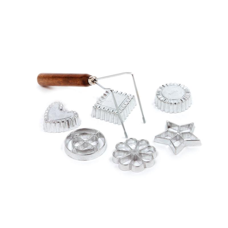 Norpro Rosette/Timbale Set, 7-Piece, Stainless Steel Molds for Fried Pastries