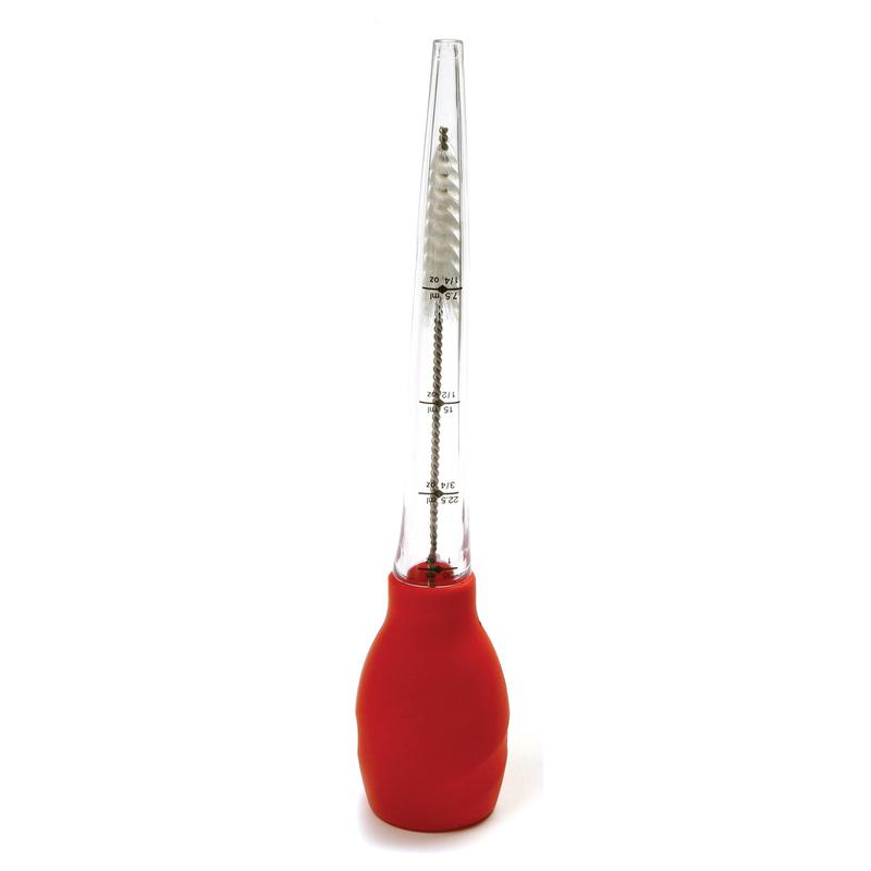 Norpro Silicone Stand Up Baster, 1 oz Capacity, Heat Resistant, Red