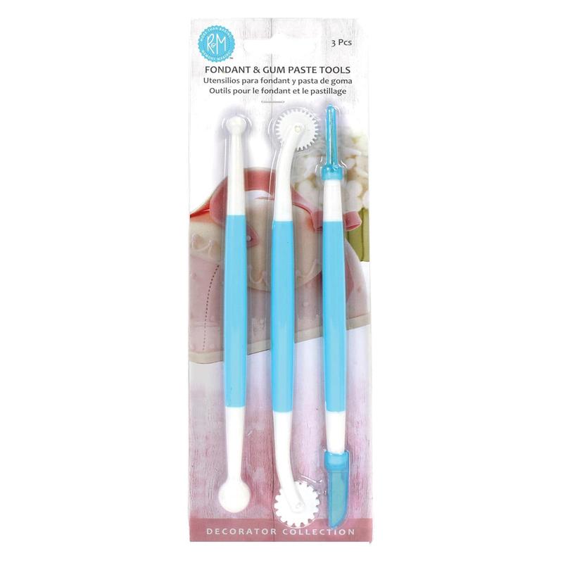 R&M International Fondant Tools, 3 Piece Set