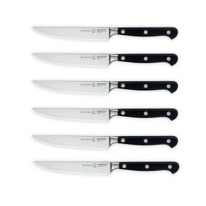 Messermeister Meridian Elite 6 Piece Fine Edge Steak Set in Steak Knife Pouch